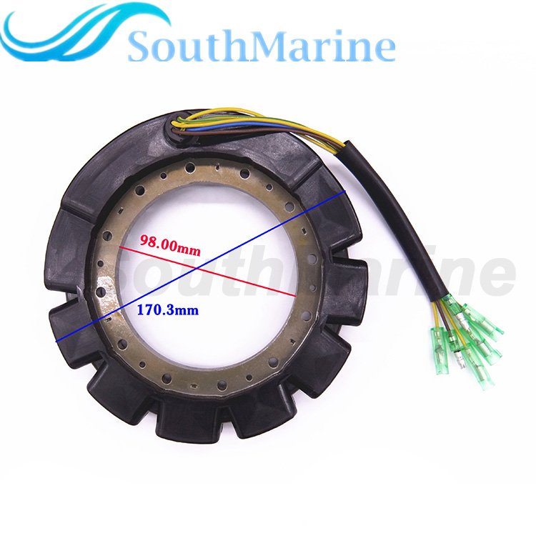 Boat Engines 852386T4 852386T6 852386T8 Stator for Mercury Mariner Manual Start Outboard Engine 25HP 30HP 40HP