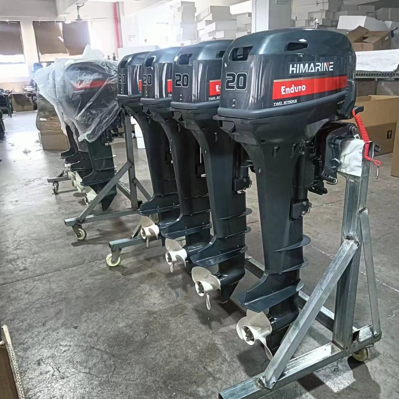 Himarine Brand Small Marine Saltwater 20HP Outboard Motor Engines for Inflatable Fishing Boat