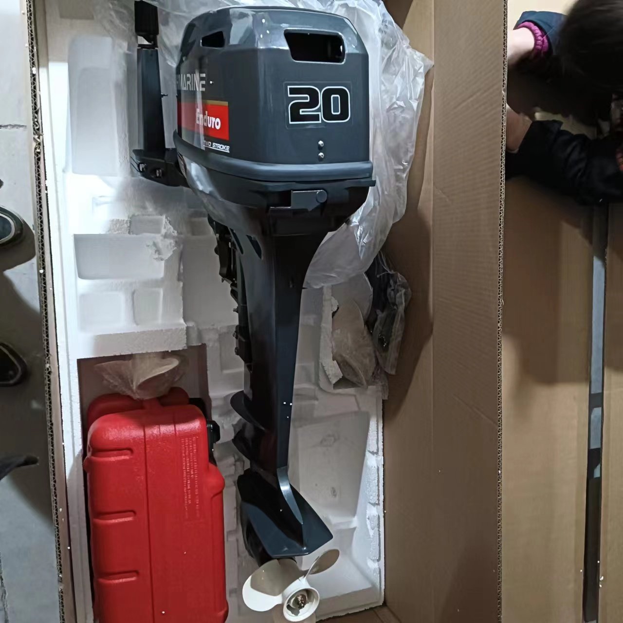 Himarine Brand Small Marine Saltwater 20HP Outboard Motor Engines for Inflatable Fishing Boat