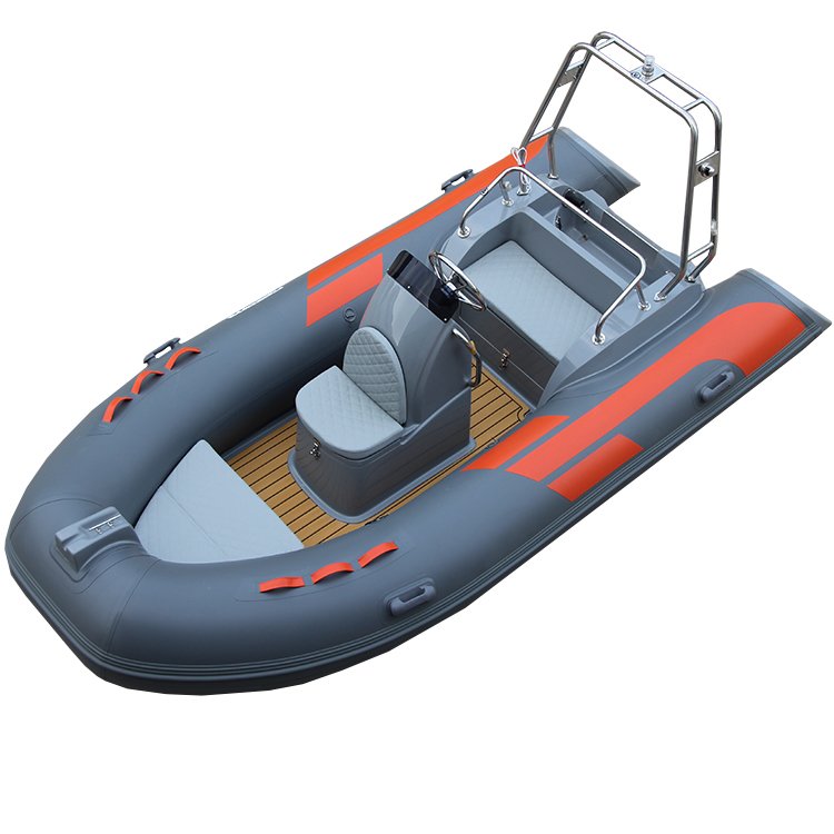 CE 3.9m Ocean Boat 13ft RIB Hypalon Inflatable Rigid Hull Fishing Boats RIB Boat 390 with Outboard Engine for Sale