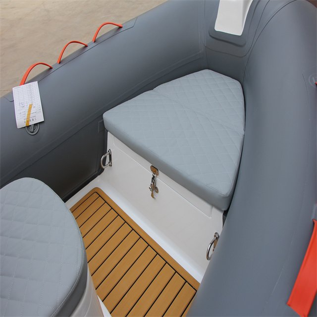 CE 3.9m Ocean Boat 13ft RIB Hypalon Inflatable Rigid Hull Fishing Boats RIB Boat 390 with Outboard Engine for Sale