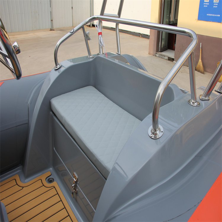 CE 3.9m Ocean Boat 13ft RIB Hypalon Inflatable Rigid Hull Fishing Boats RIB Boat 390 with Outboard Engine for Sale
