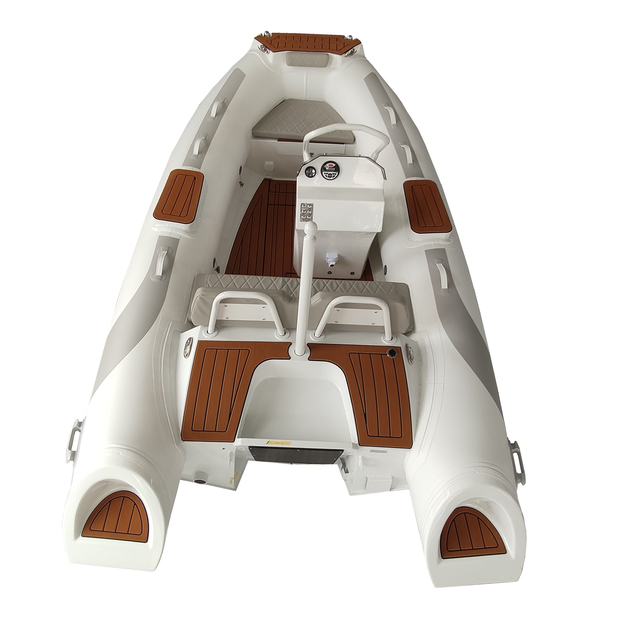 3.8m Hypalon Aluminium Rib-380Foldable Rib Boat With Aluminium Roll Bar and Steering Outboard Engine