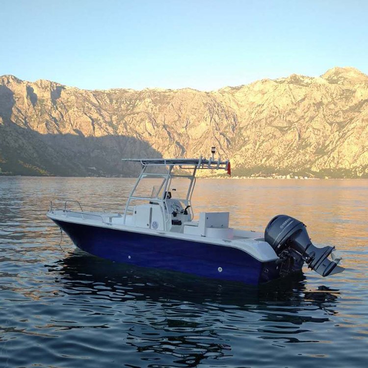 YAMANE YACHT Center Console Fishing Boat 24ft Aluminum and Fiberglass Hull Boat with Engine