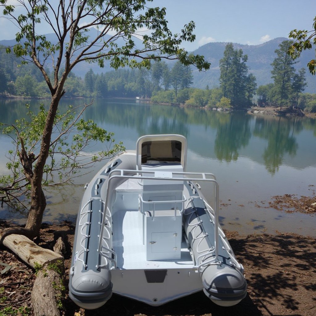 Weihai Custom Center Console Aluminum Hull RIB Inflatable Dinghy Outboard Engine Type Rowing Boat for Sale