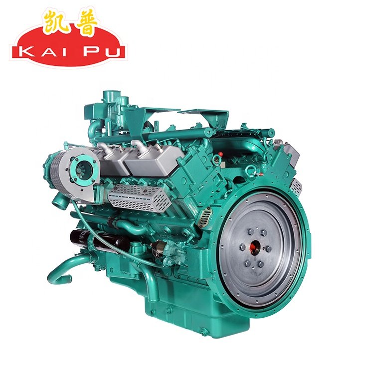 KAI-PU ISO Turbocharged Single Cylinder Diesel Outboard Engine Water-Cooled with Electric Start Boating Farming New Condition