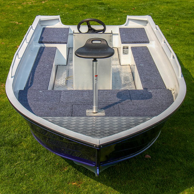 14ft 16ft Aluminum Bay Boat Center Console Sport Fishing Boat With Outboard Engine for Fishing Bait and Yacht Use CE Certified