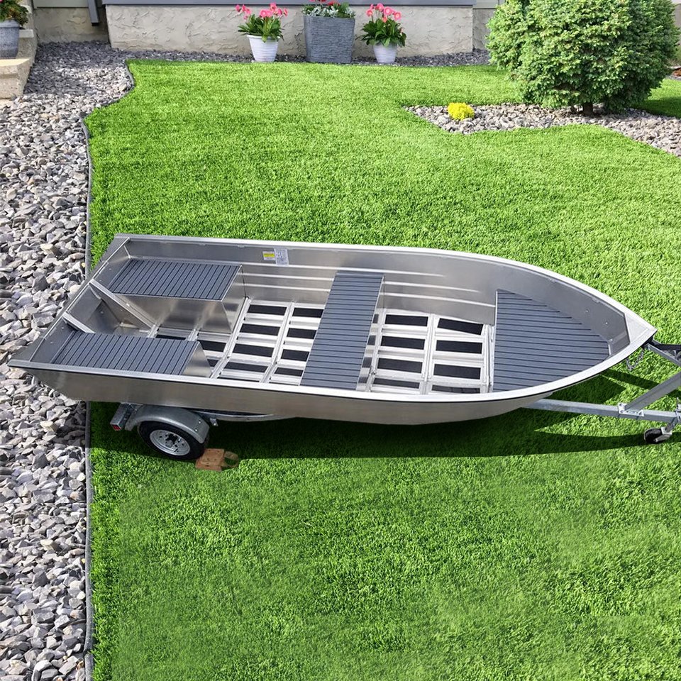 14ft 16ft Aluminum Bay Boat Center Console Sport Fishing Boat With Outboard Engine for Fishing Bait and Yacht Use CE Certified