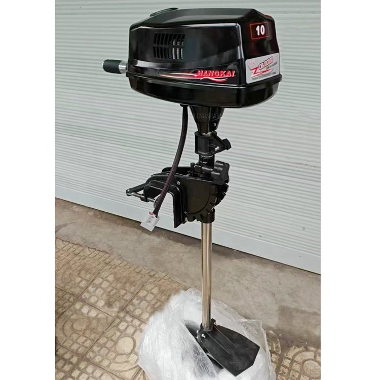 Hangkai 60V 10HP 38A 2200W Electric Boat Motor Inflatable Fishing 10 HP Electric Boat Outboard Motor Boat Engine