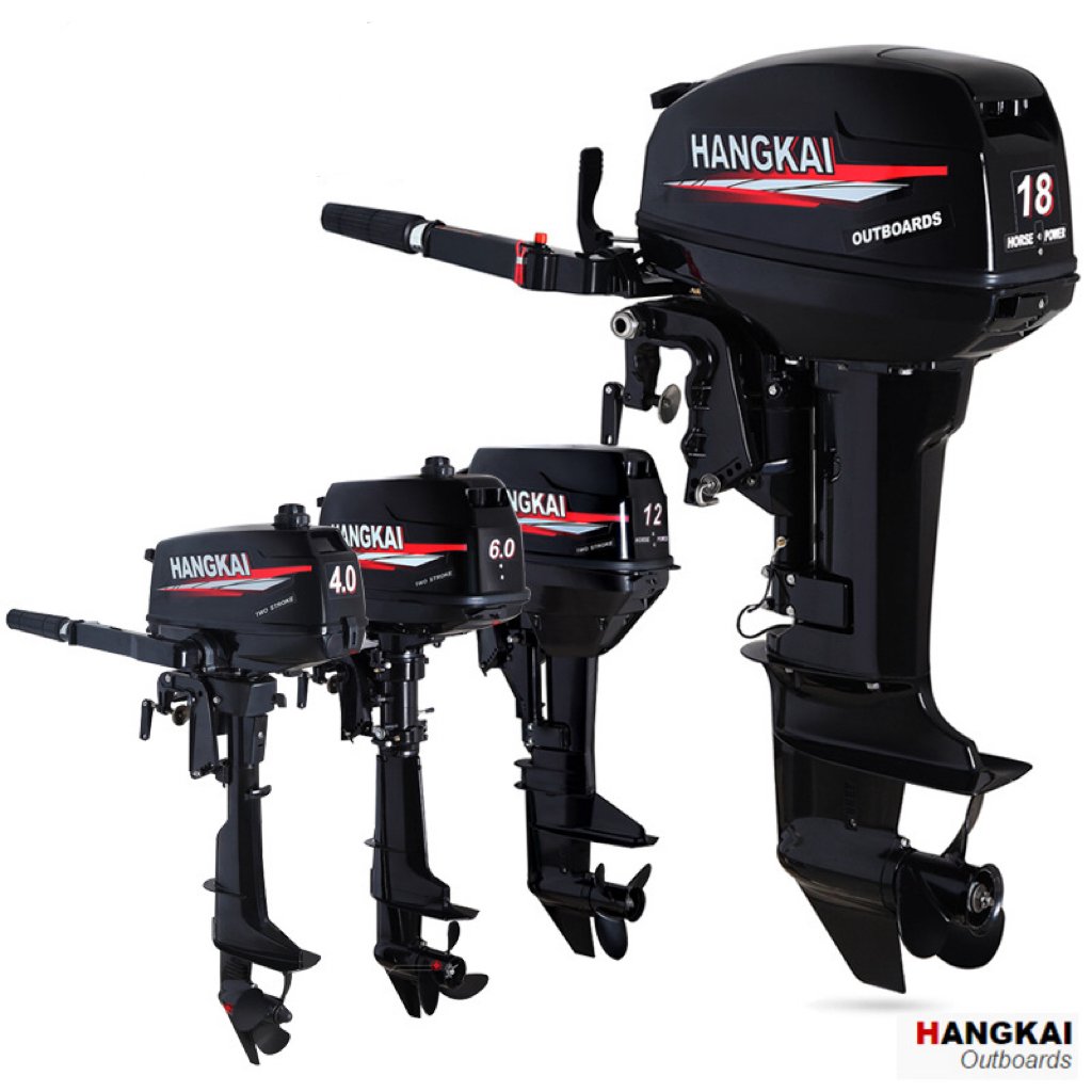 Hangkai 2 Stroke 4 Stroke Outboard Engine Gasoline Boat Motors Machine for Sale