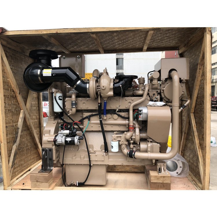 6 Cylinder 4 Stroke Inboard Ship Motor 6 Cylinder KTA19 Marine diesel Engine