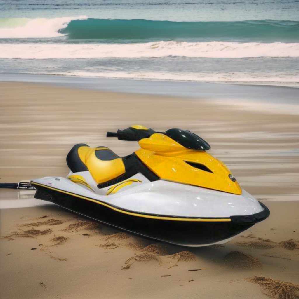 Fast Speed 3-Seater Racing Motorboat 1400cc 4-Storke Jet Ski with Engine Fiberglass Water Sports Entertainment Boat