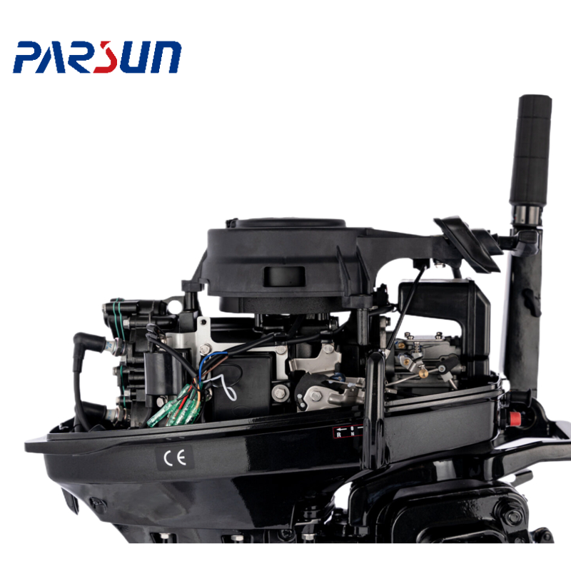 9.9HP 2-Stroke Manual Starting Boat Engines Gasoline Outboard Motor with Easy Steer System