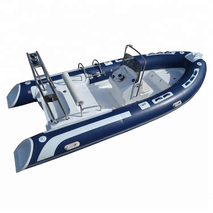 CE New Fashion Direct China Factory 4.7m France ORCA Hypalon Rigid Inflatable Boat China Rib Boats with Outboard Motor