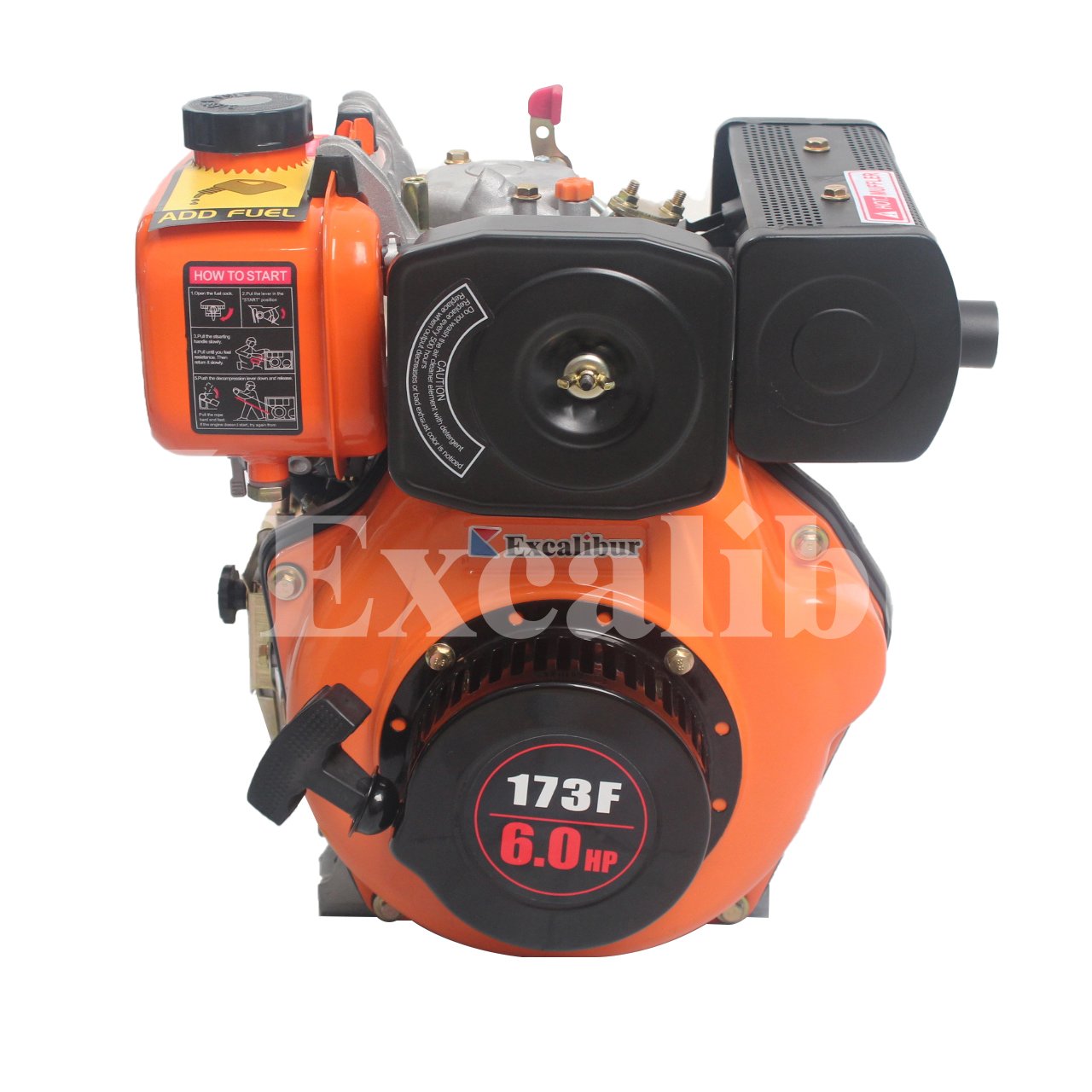 EXCALIBUR Chinese Single Cylinder Cooled Diesel Stirling Rotary Engine Electric Wheel Engine Diesel 4 Stroke Engine