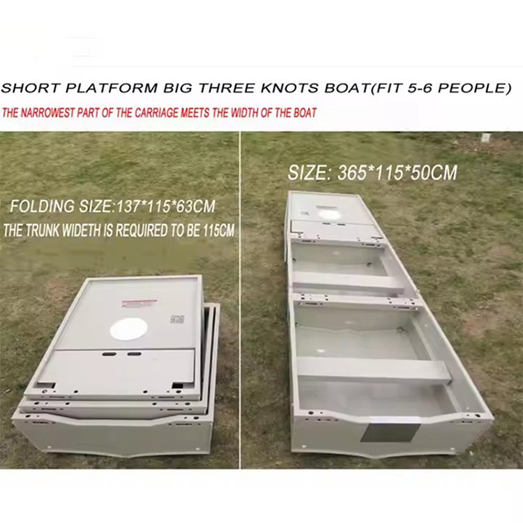 2.5m - 5.5m Momokai PE Plastic Portable Folding Fishing Boat