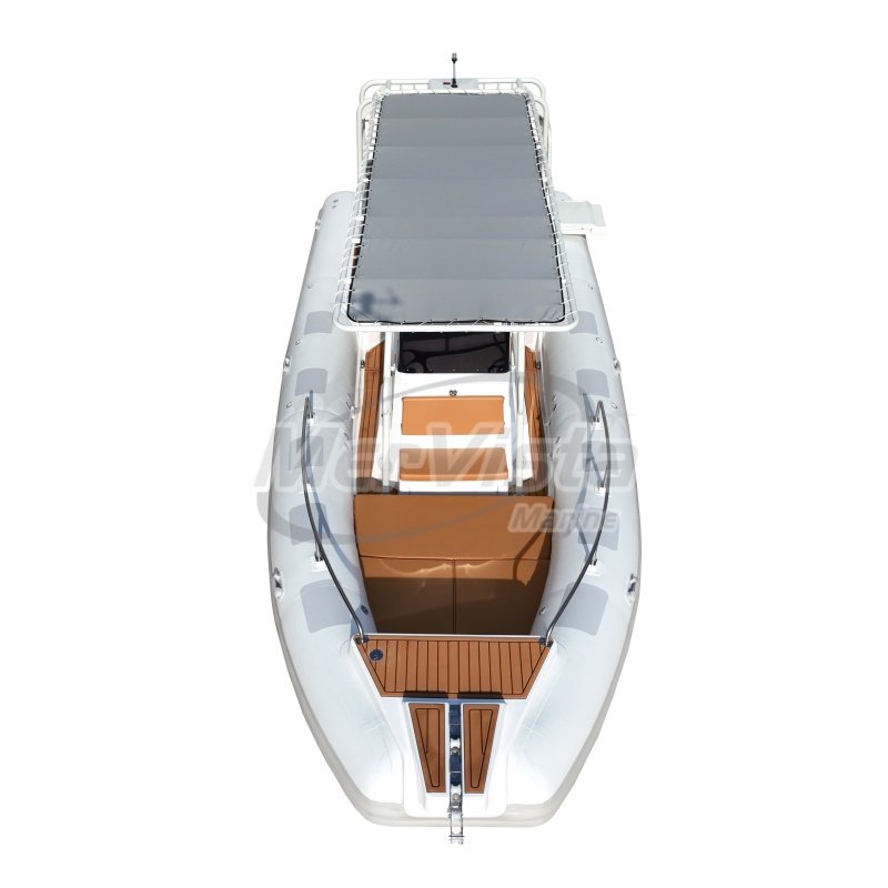 New 28FT Orca/Hypalon Fiberglass Rigid Hull Rib Boat 860 with Outboard Engine Yacht