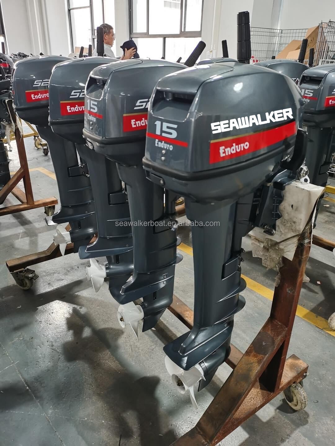 Seawalker 2 Stroke 40hp Outboard Motor Short Shat Manual Start Boat Engine for Sale