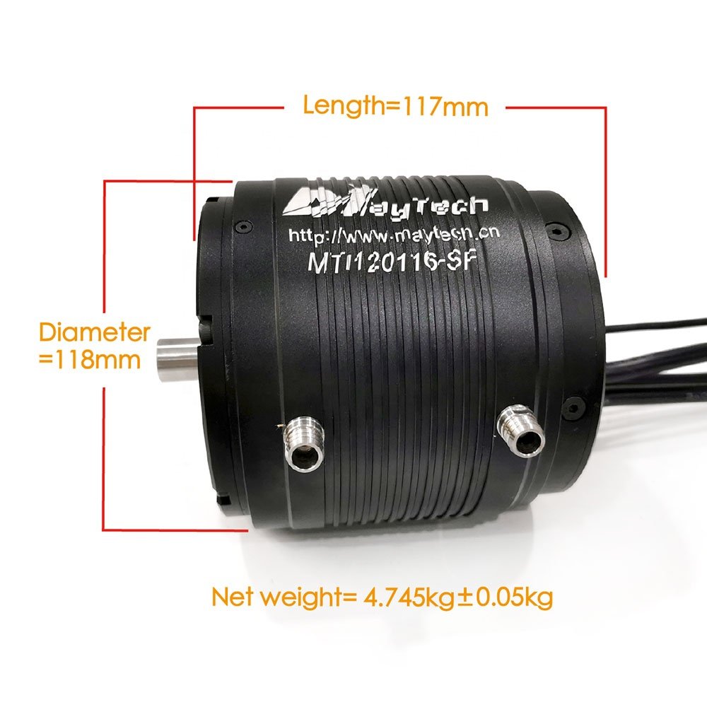 Maytech 120116 200KV 25HP Powered Brushless Water Jet Boat Engine for Underwater Jet Efoils Efoil Surfboard Hydrofoil Scooter