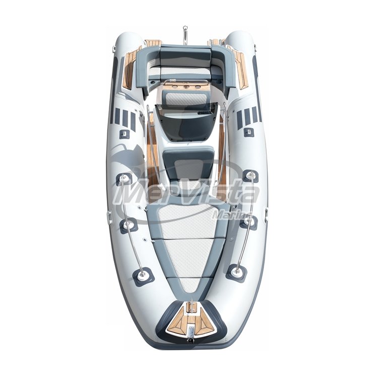 China Factory Sale CE 20ft RIB580 Rigid Fiberglass Double Hull Orca Hypalon PVC Rib Schlauchboot