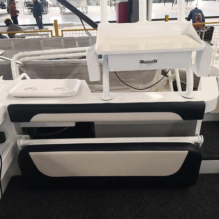 Allhouse High Quality Aluminum Hull Center Console Fishing Working Boat With Engine