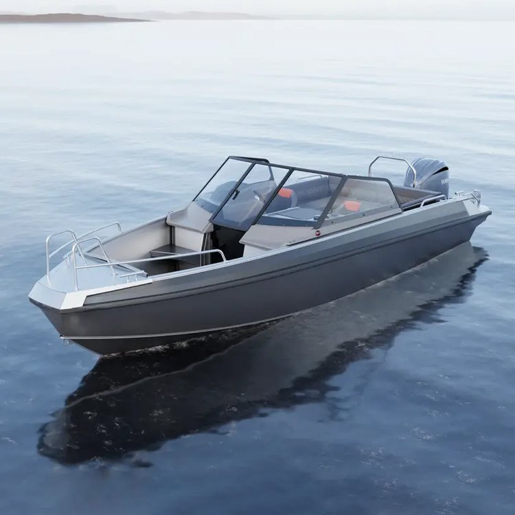 Factory Customized 8-Person Aluminum High-Speed Boat for Outdoor Water Sports for Surfing with Power Engine Combo Set