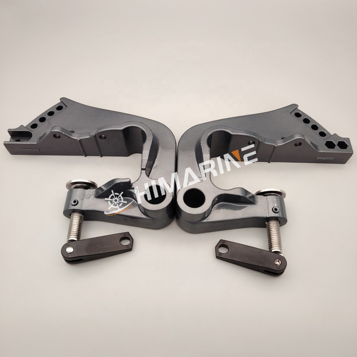63V-43111 & 63V-43112 BRACKET CLAMP SET For 2T 9.9HP 15HP Yamaha Outboard Motor Boat Engine 63V-43111-06-4D 63V-43112-07-4D