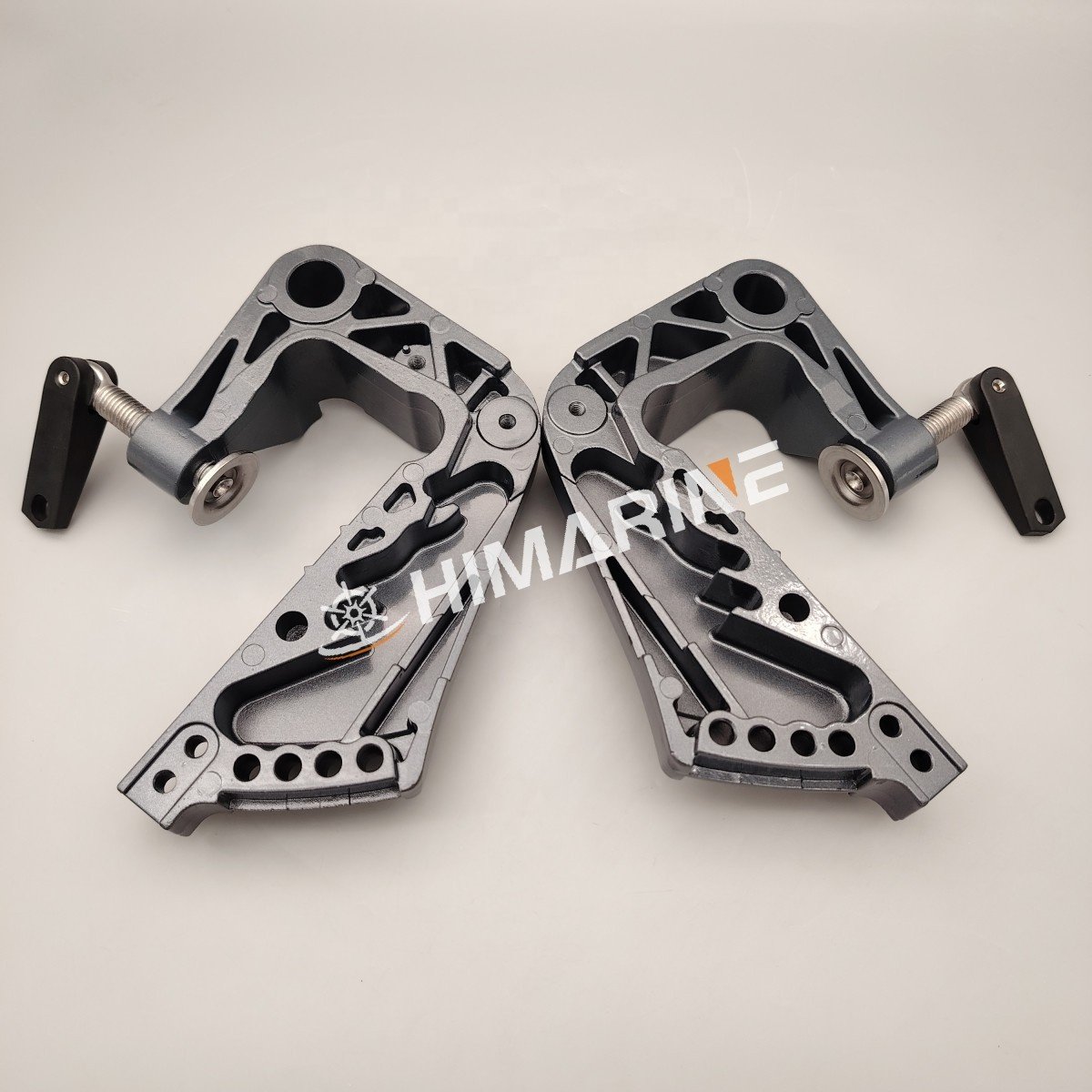 63V-43111 & 63V-43112 BRACKET CLAMP SET For 2T 9.9HP 15HP Yamaha Outboard Motor Boat Engine 63V-43111-06-4D 63V-43112-07-4D