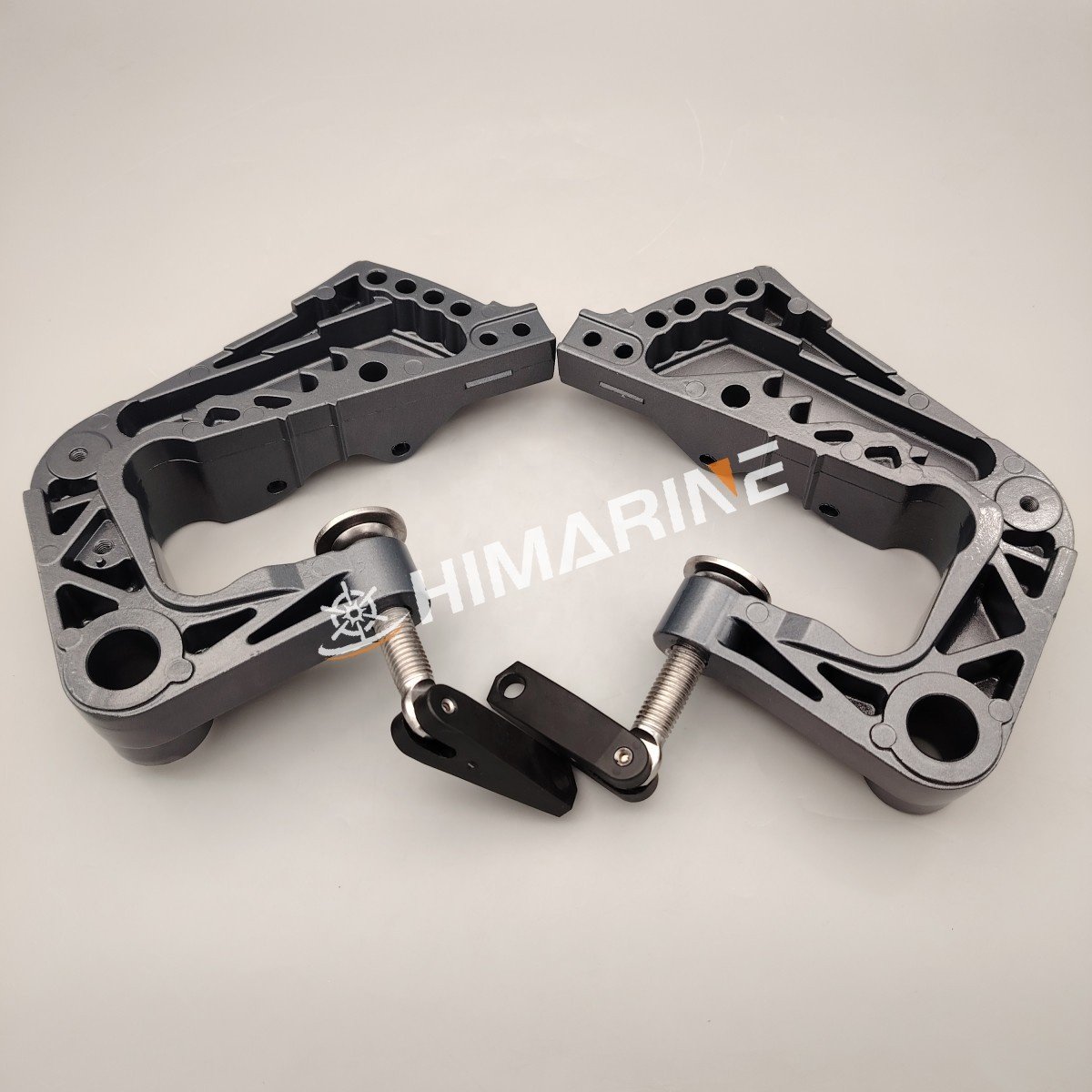 63V-43111 & 63V-43112 BRACKET CLAMP SET For 2T 9.9HP 15HP Yamaha Outboard Motor Boat Engine 63V-43111-06-4D 63V-43112-07-4D
