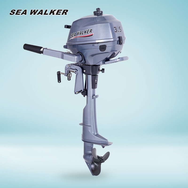 Seawalker 4 Stroke 3.5HP Outboard Motor Short Shaft for Fishing Boat Marine Outboard Boat Engine