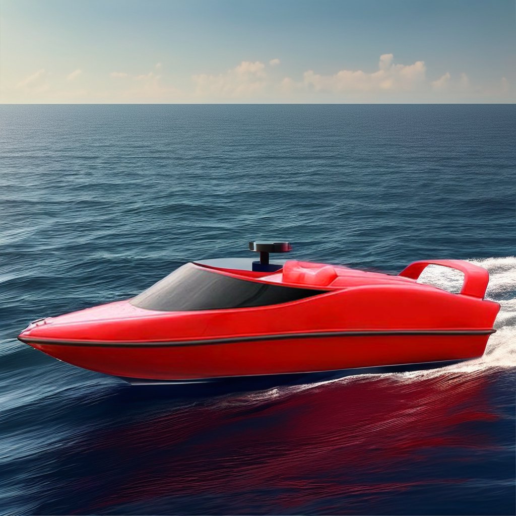 Sport Series Fishing Yacht Inflatable Fiberglass Boat With Inboard Engine and Outboard Motor Speed Boat