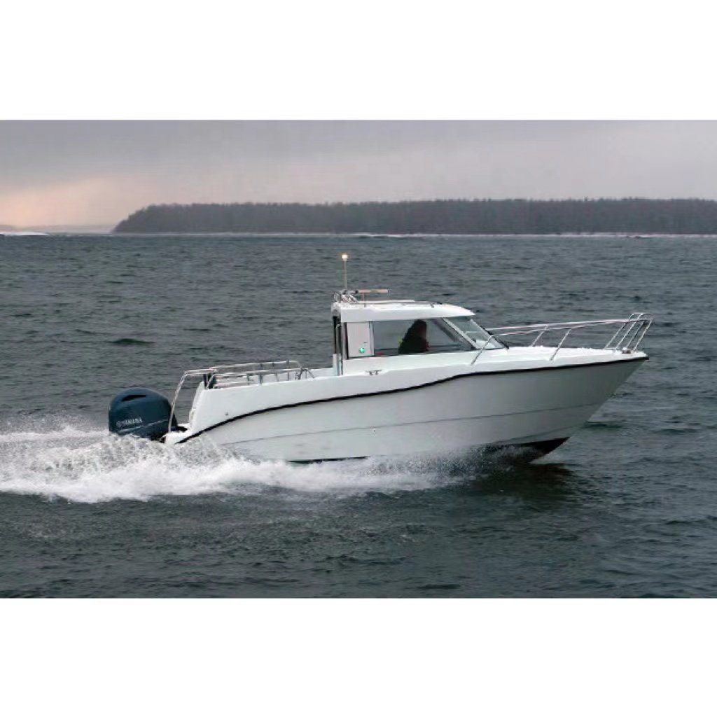 Boat for Fishing Aluminium Boat Hulls 7.5 Meters Aluminum Speed Boat Sport Yacht Factory Customized
