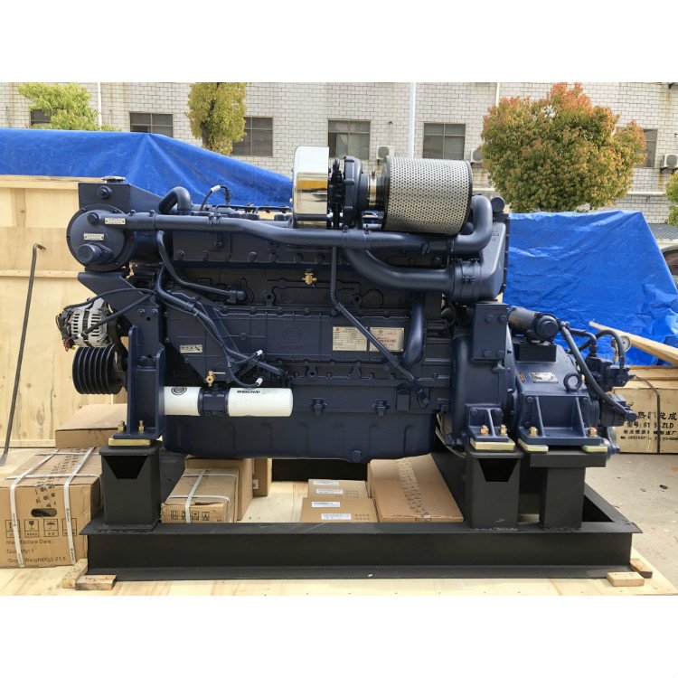 176kw/1500rpm Water Cooling 6 Cylinders Weichai Wd10 Series Marine Diesel Engine WD10C240-15
