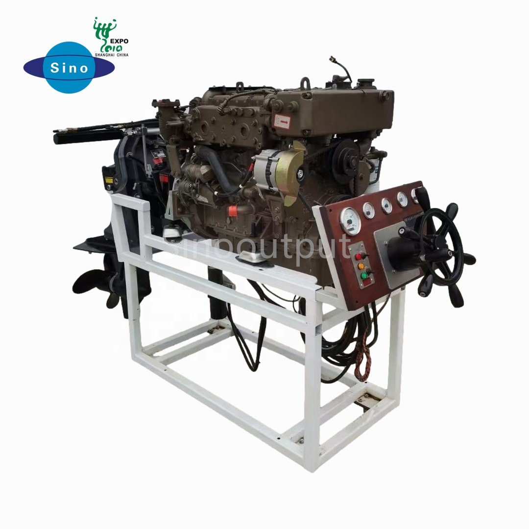 Sinooutput Boat Engine 90hp-150hp High Speed Yacht Power Yuchai Weichai Inboard Marine diesel Engine with Stern Drive
