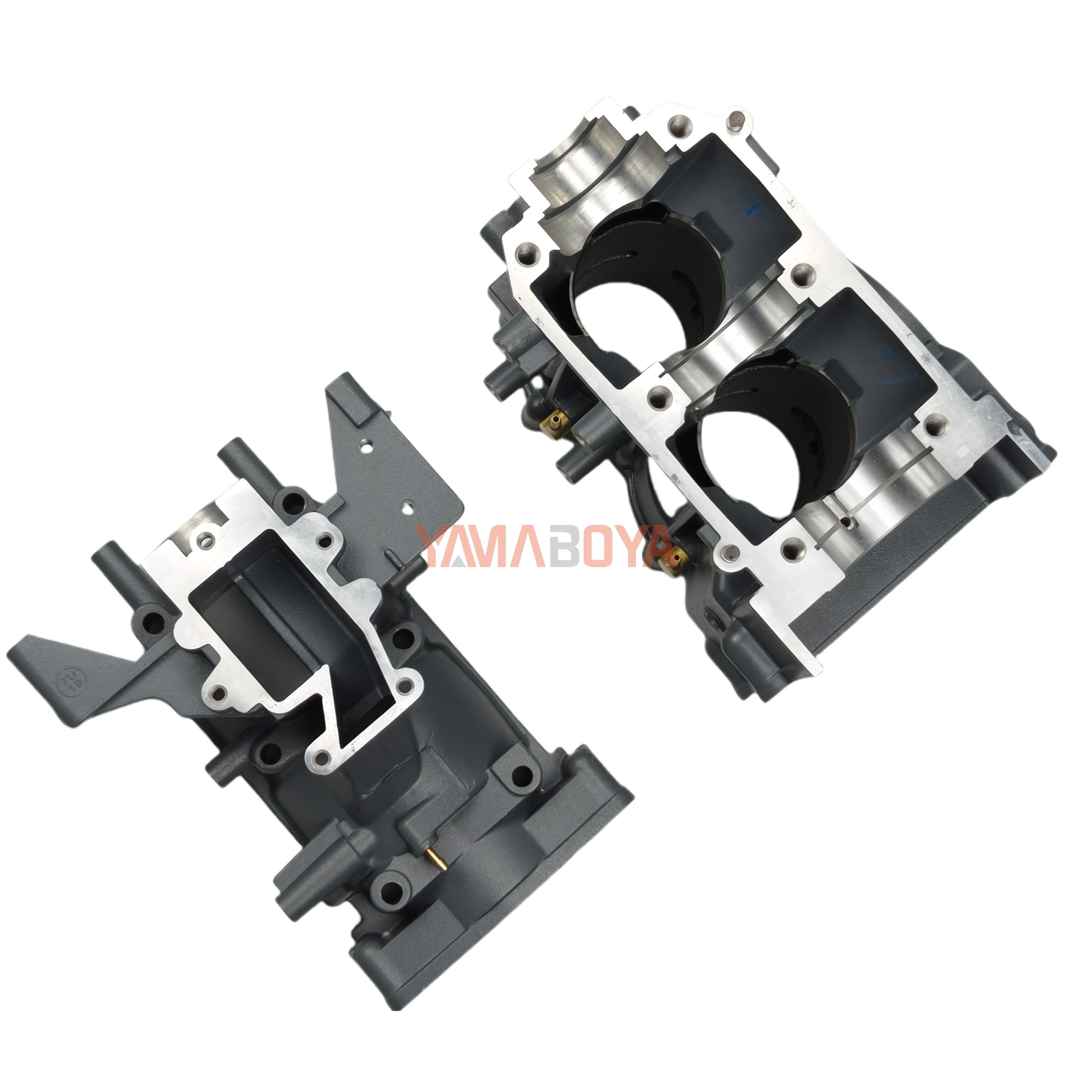 Marine Parts Outboard Motor 6B4-15100-00-1S CRANKCASE ASSY for Yamaha Marine Hardware 6B415100001S 15 hp Outboard Motor Enduro