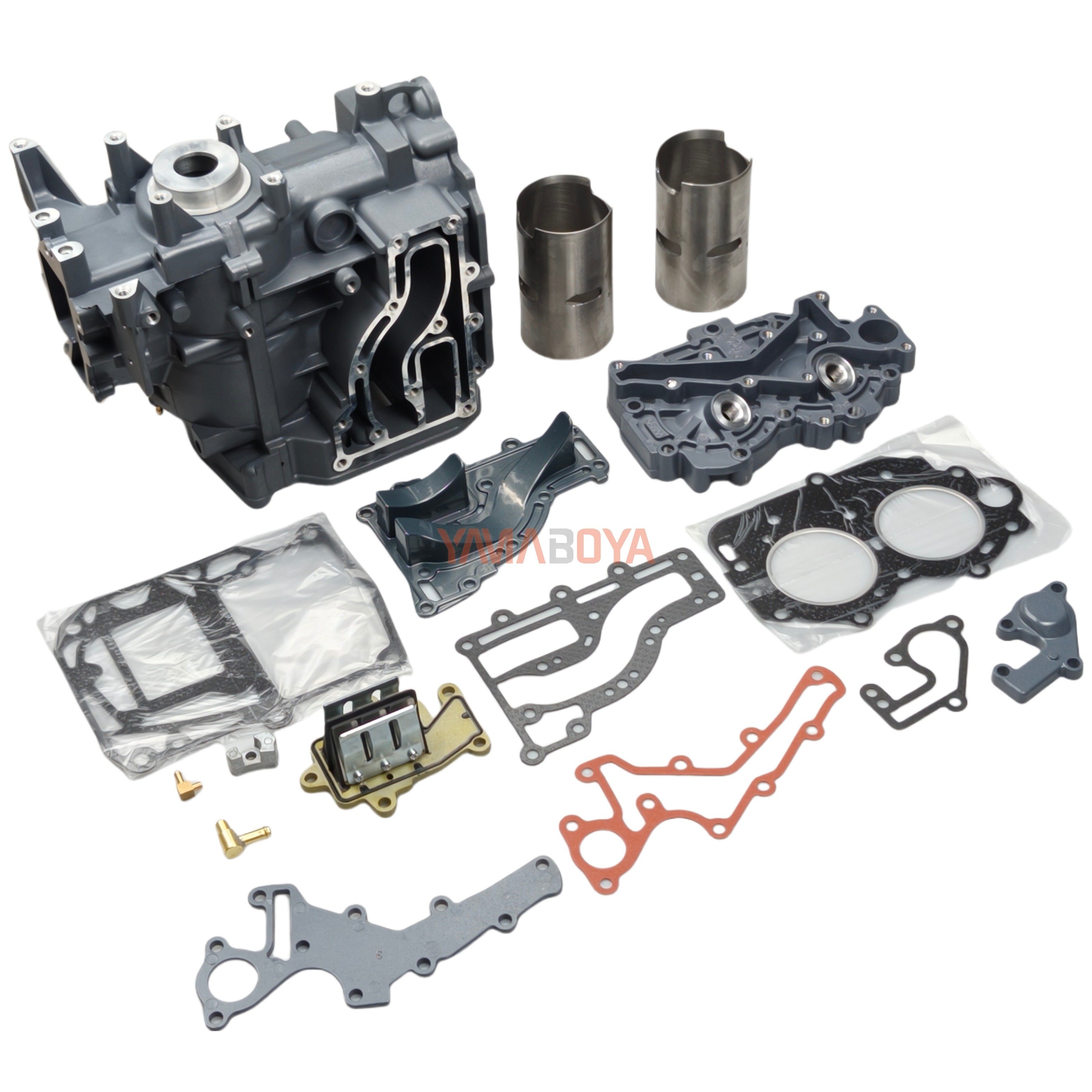 Marine Parts Outboard Motor 6B4-15100-00-1S CRANKCASE ASSY for Yamaha Marine Hardware 6B415100001S 15 hp Outboard Motor Enduro