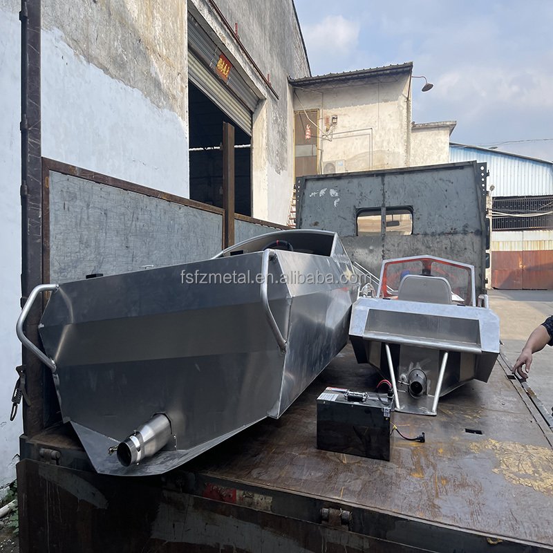 Aluminum Powered Jet Boat with Inboard Engine Speed Boat Mini Speed Boat Adults