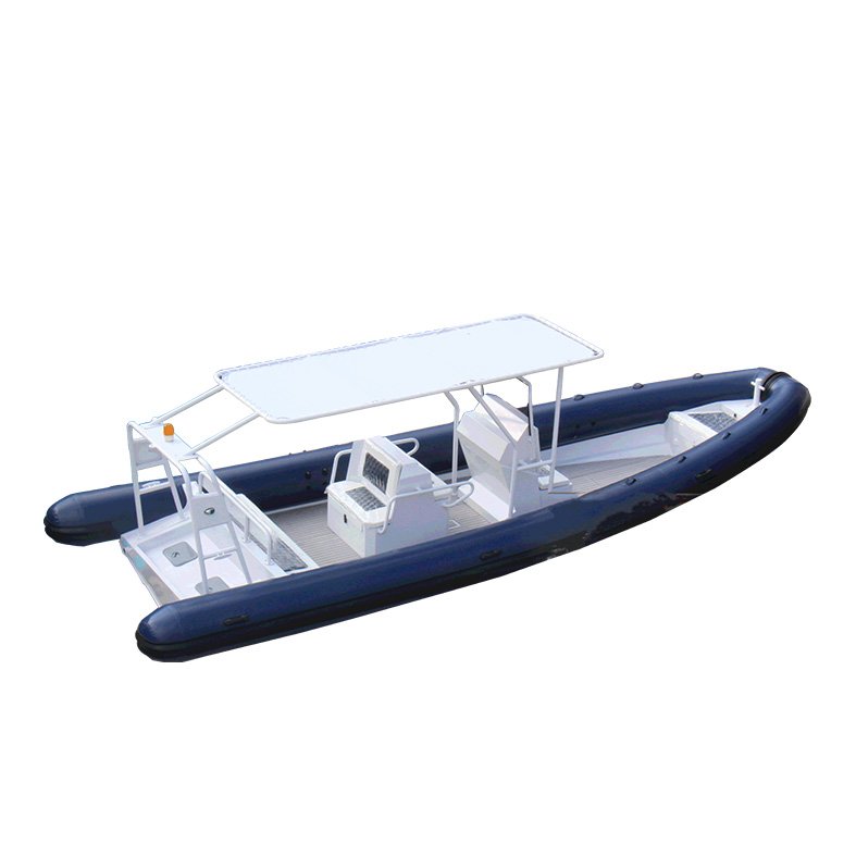 RHIB Orca Hypalon Cruising Aluminum Hull Inflatable RIB 900 Boat with Double Engine