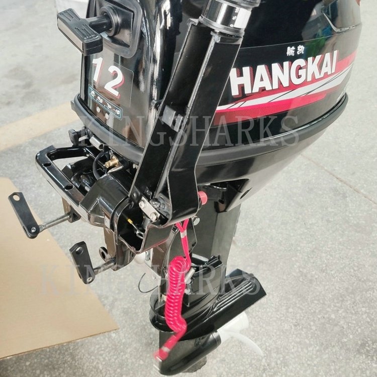 Hangkai 12hp Boat Outboard Motor High Quality Gasoline Boat Machinery Engines 12 hp 2 Stroke Chinese Outboard Motor