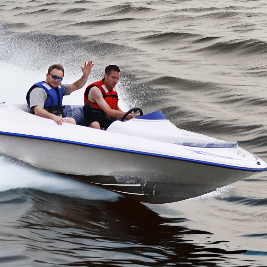 Hot Sale Hison 1400cc Jet Ski Boat High Quality Durable Fiberglass Material 4 Stroke Engine Economical Fuel Flyer Sea Scooter