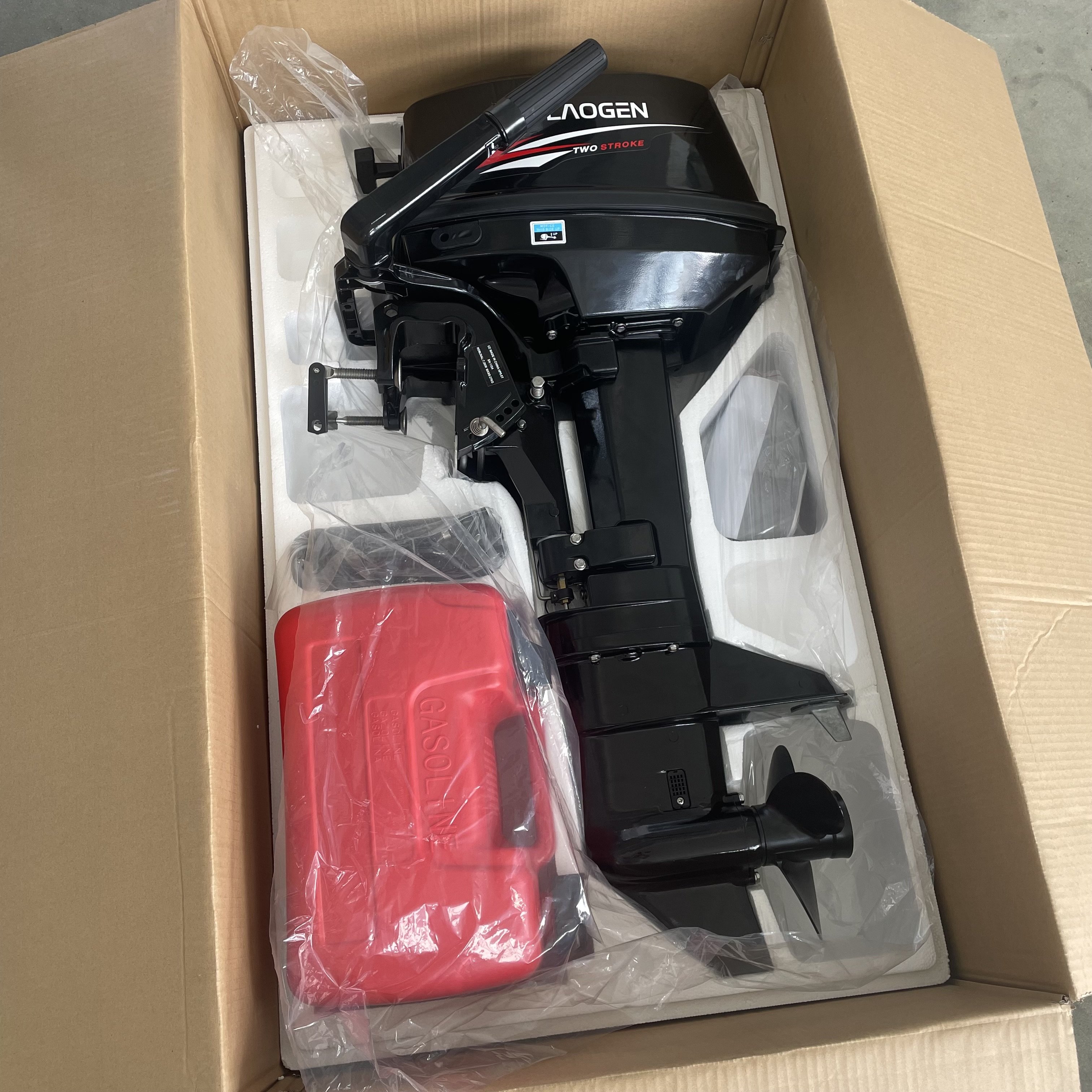 Laogen ODM Boat Outboard Engine Factory Outboard Motor 2 Stroke Outboard Motor 9.9 9.8hp Match Mercury 9.9M Boat Motor Outboard