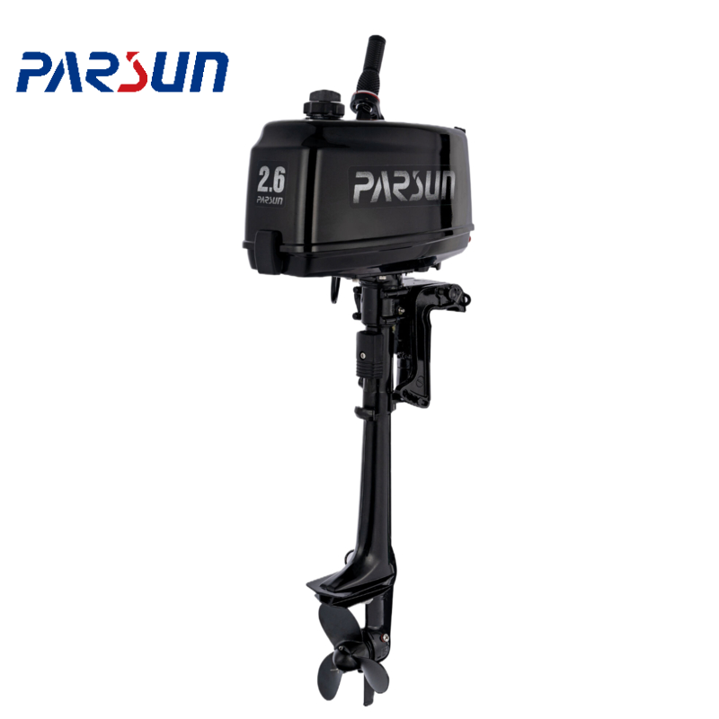 2-Stroke 2.6HP Gasoline Outboard Boat Engine Reed Valve CDI Ignition Remote Control Manual/Electric Start