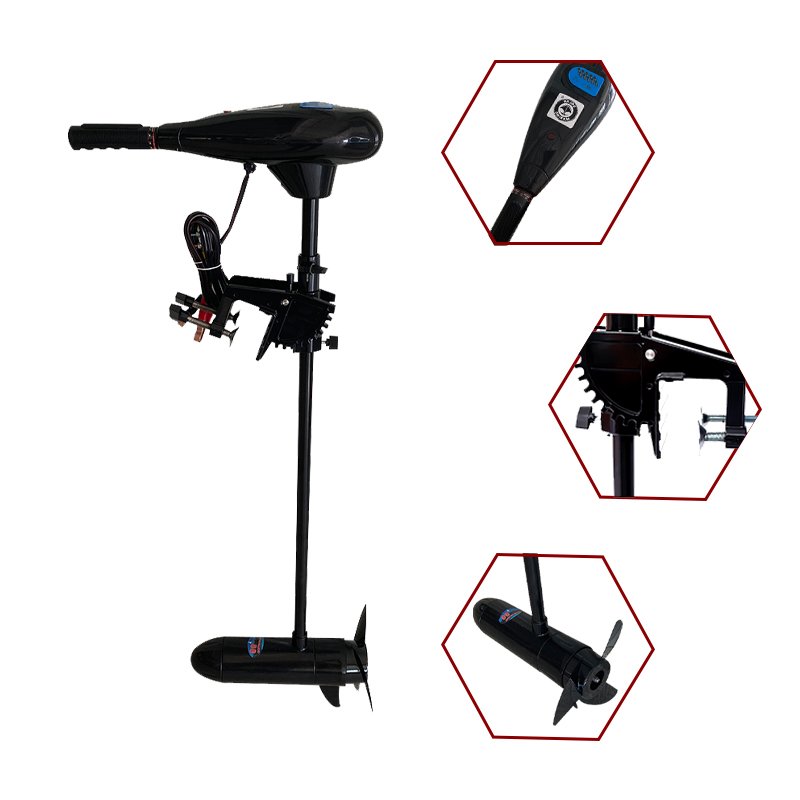 Solar Marine 88 LBS 24 V Electric Outboard Brush Motor Boat Engine