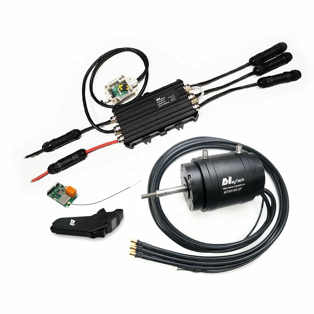 Maytech 30%off Waterproof Efoil Electric Hydrofoiling Boat Jetski Surfboard 85165 Motor 300A ESC Waterproof Remote