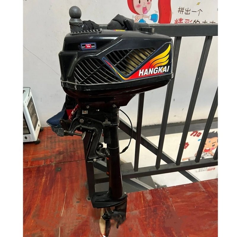 China Cheap 3.6HP 2 Stroke HANGKAI Outboard Engines Water Cooled Gasoline Motor for Boat Sale