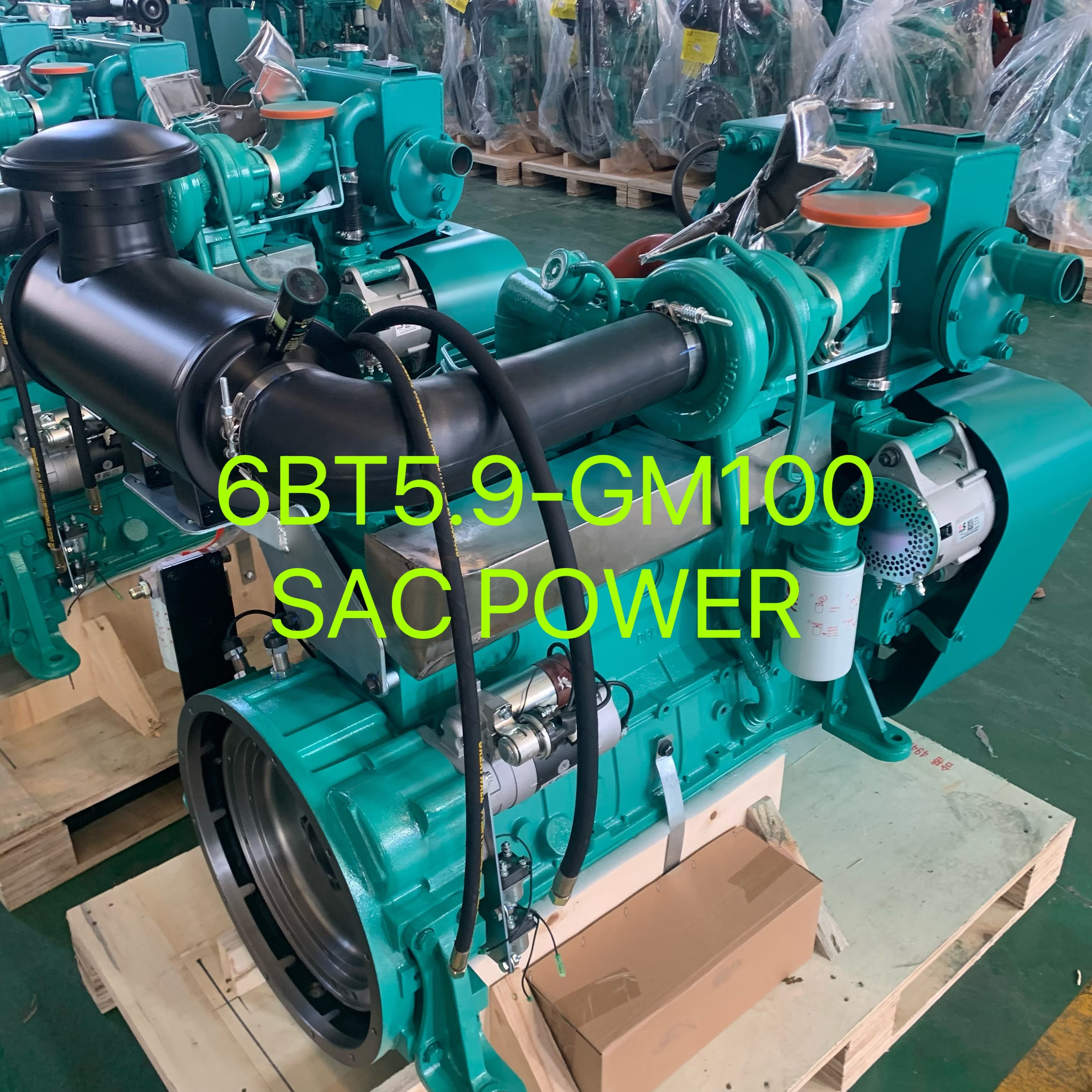 DCEC CUMMINS Marine diesel Engine 6BT5.9-GM100 100KW 134HP 5.9L Water Cooling 6BT5.9 Fishing Boat Diesel Manufacturer