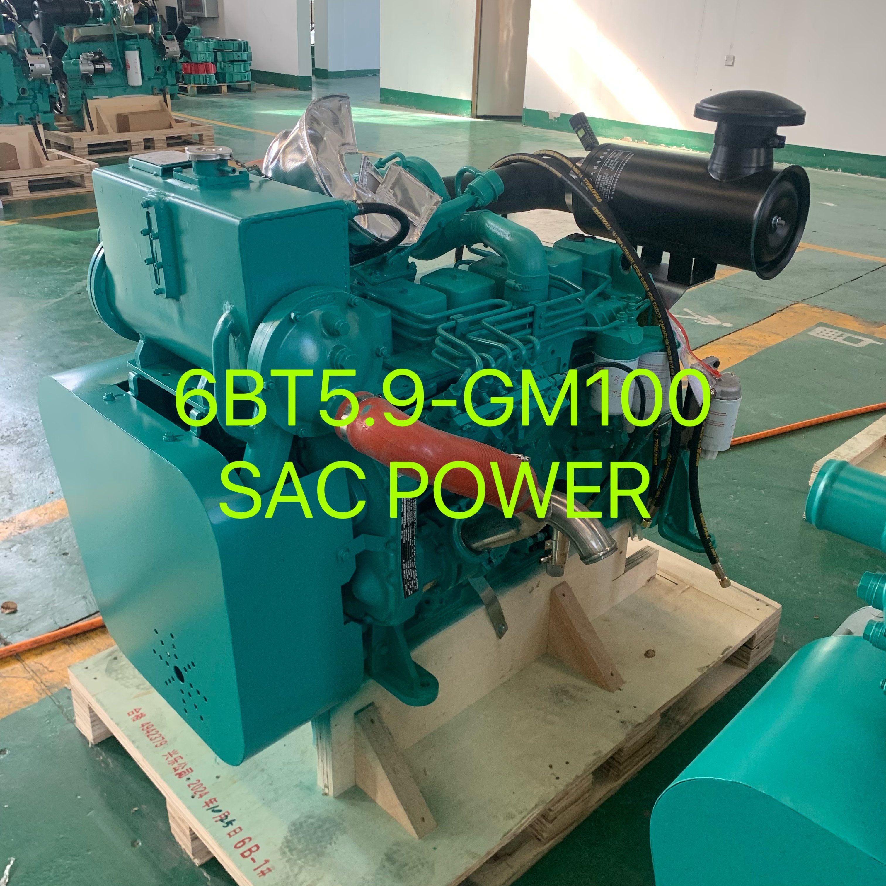 DCEC CUMMINS Marine diesel Engine 6BT5.9-GM100 100KW 134HP 5.9L Water Cooling 6BT5.9 Fishing Boat Diesel Manufacturer