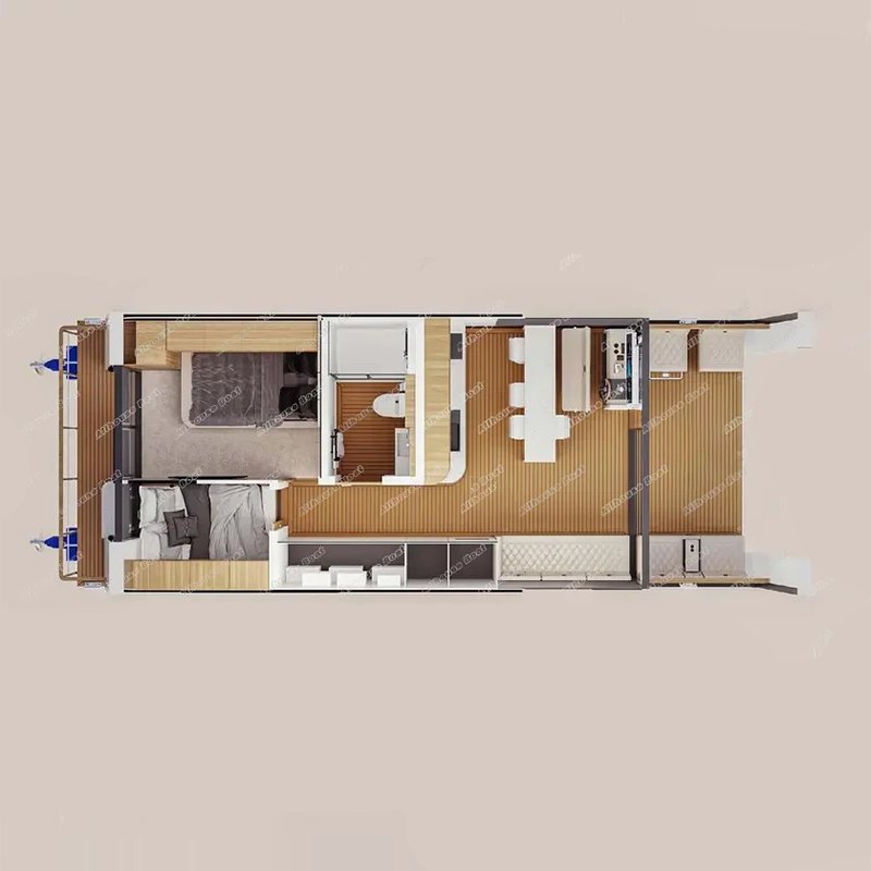 Brand New High-Speed Luxury 27ft Aluminum Fishing House Boat for Sale Deep Hull Cabin Cruiser Yacht