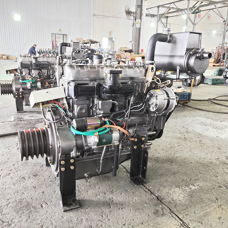 Marine Engine 52P Horsepower Small Four Cylinder Water-cooled Fishing Boat Slurry Machine ZH490C diesel Engine