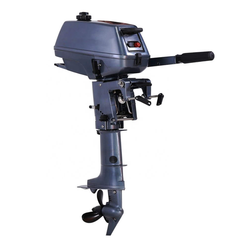 4HP 2-Stroke 70cc 2.8KW Gasoline Water Cooling System Outboard Motor Boat Engine for Fishing Boat or Inflatable Boat